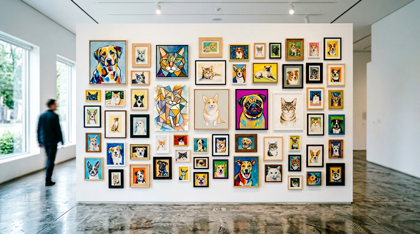 40+ Art Styles for Pet Portraits: From Renaissance to Pop Art and Beyond